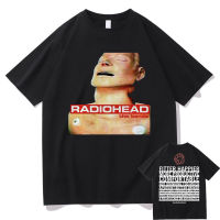 Radiohead The Bends Album Double Sided Print Tshirt Mens British Rock Band Tee Men Vintage T Shirt Man