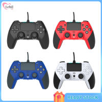 ② การจัดส่ง】ตัวควบคุม Gamepad ควบคุมสาย USB เข้ากันได้กับ PS4จอยสติ๊ก Gamepads พร้อมฟังก์ชั่นการสั่นสะเทือน6แกน