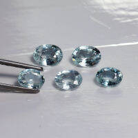 3.30 ct อควอมารีน(Aquamarine) สีฟ้าอ่อน ทรงไข่