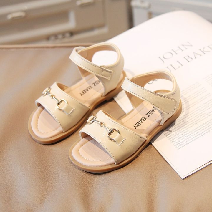 childrens-sandals-2023-summer-new-little-fragrant-metal-girls-princess-sandals-fashion-breathable-summer-shoes-cross-border