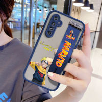 UCUC เคสโทรศัพท์เคสสำหรับ Realme 6 Realme Narzo (สายรัดข้อมือ) กันกระแทก Frosted กลับการ์ตูนตุ๊กตาอุสึมากินารูโตะปลอกขอบฝาครอบเลนส์ป้องกันเลนส์โทรศัพท์บางเฉียบเคสโทรศัพท์