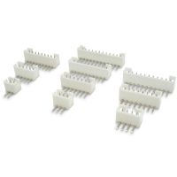 100Pcs JST PH 2.0mm Pitch Housing Connectors PH Right Angle Male Plug Terminals Plastic Shell Header Wire Connector 2P-12Pin