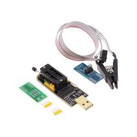 CH341 CH341A USB programmer with SOP8 SOP8 SOP Test Clip IC socket programer support many 24/25XX SPI flash EEPROM chip