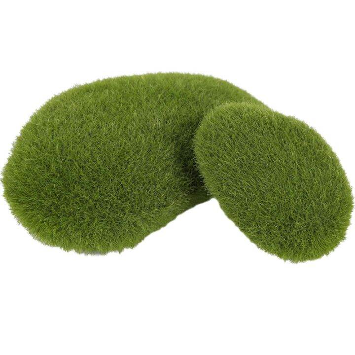 20-pieces-2-sizes-artificial-moss-rocks-decorative-faux-green-moss-covered-stones