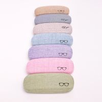 【CW】 Glasses Hard Fabrics Eyewear Cases Cover for Men Sunglasses Eyeglasse