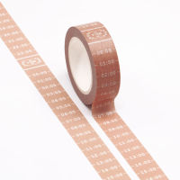 10m Time plan  Washi Tape Adhesive Tape DIY Scrapbooking Sticker Label Japanese Masking tape Adhesives Tape