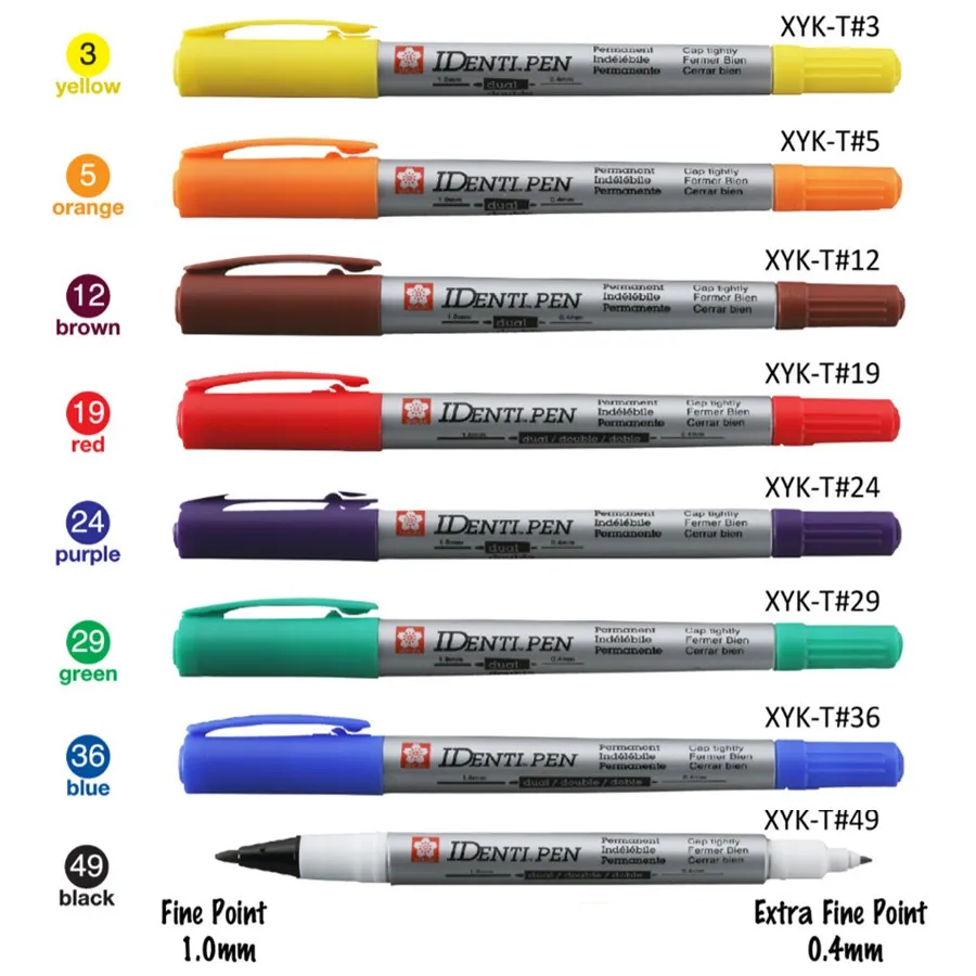 IDENTIPEN FABRIC PENS