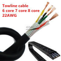 22AWG 78แกนสายพ่วง5M PVC ลวดยืดหยุ่น TRVV ความต้านทานต่อการดัดลวดทองแดงทนต่อการกัดกร่อน