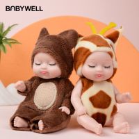 hot！【DT】❃∋☈  Fashion 11cm Dolls Sleeping Baby Cartoon Kids Kawaii