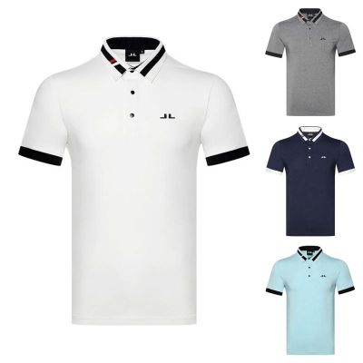 Summer new sports quick-drying breathable perspiration golf clothing mens short-sleeved T-shirt casual ball top golf