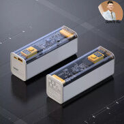 Box sạc dự phòng trong suốt 8 cell 21700 sạc siêu nhanh 22.5w PD QC 4.0