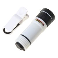 Cell Phone Camera Lens KitUniversal 12X Clip On Telephoto Telescope Camera Mobile Phone Zoom lens for most Smartphone HX6A