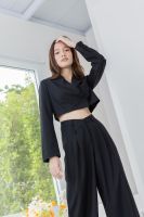 Nineplus Black crop Jacket