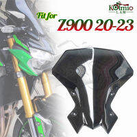 Fit สำหรับ Kawasaki Z900 2020 2021 2022 2023สีดำกระจกรถจักรยานยนต์กระจก Z 900 Air Wind หน้าจอ Deflector อุปกรณ์เสริม