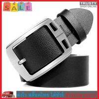 TRUSTY เข็มขัด เข็มขัดหนัง เข็มขัดผู้ชาย Man Fashion Casual Leather Belt รุ่น Vintage Classic 0680 - สีดำ