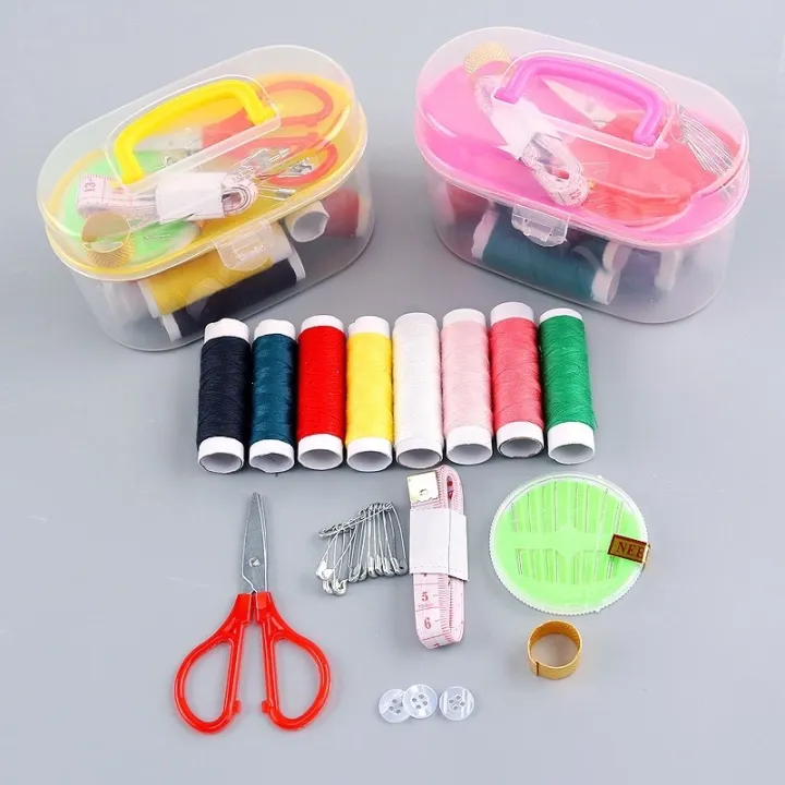 AA Merchandise Sewing Kit Box Set Small Household Sewing Tools Portable ...