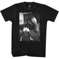 คลาสสิกอเมริกัน Muhammad Ali Punching BAG T เสื้อสีดำ