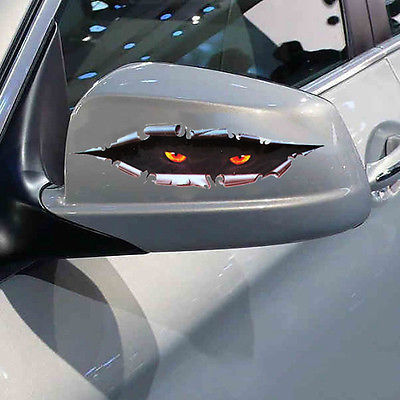 2023-new-shang815558-หน้าต่างตัวถังรถยนต์สติ๊กเกอร์ไวนิลเครื่องตกแต่งตาหินตลกหมวกกันน็อคติดประตูรถยนต์-suv-รูปลอก3d