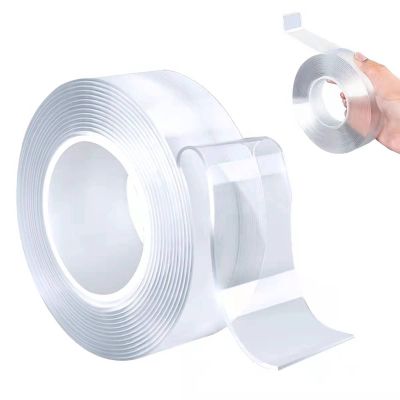 Super Strong Double Sided Adhesive Nano Tape Mounting Fixing Pad Self Adhesive Two Sides Waterproof Sticker Home Decor Adhesives  Tape