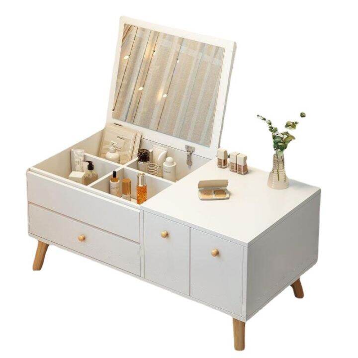 Bay Window Dressing Table Simple Small Apartment Dresser Mini Dressing