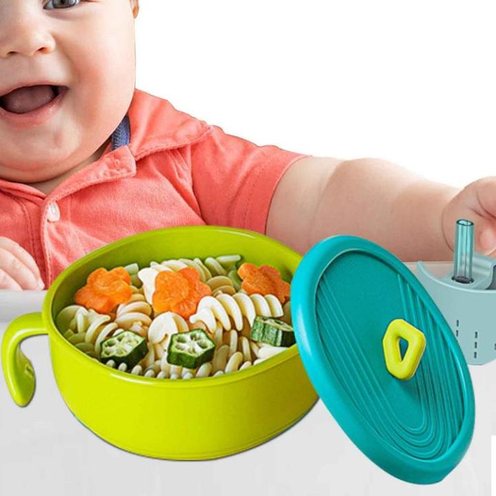 toddler-suction-bowls-silicone-baby-suction-plate-with-lid-multifunctional-baby-snack-bowl-with-lid-straw-and-ergonomic-handle-for-toddler-girl-boy-gifts-trusted