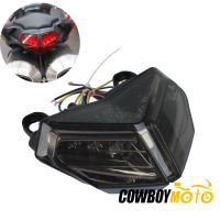 ไฟไฟเบรก LED รถจักรยานยนตร์รวมพร้อมสัญญาณเลี้ยวสำหรับ Ducati 848 EVO Corse 2008-2012, 1098 1098R 1098S 2007-2009 2008