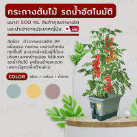 Planter box กระถางพลาสติกปลูกต้นไม้ 500มล. สีเหลือง 50×29×31.5cm