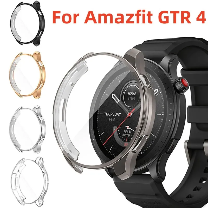 For Amazfit GTR Case Protective Tpu Case Full Bumper Shell Screen  Protector Cover for Huami Amazfit GTR4 Cases Lazada PH