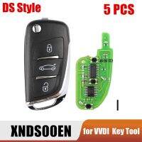 For Xhorse XNDS00EN Universal Wireless Remote Key 3 Button DS Style Fob for VVDI Key Accessory Part