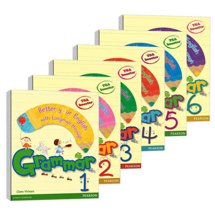 grammar-1-6-pearson-english-original-english-grammar-improvement-6-volume-set-longman-primary-school-textbook