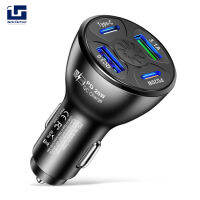 Usb Car Charger 20W Pd Qc3.0 Type 3.1a 2usb Fast Charging Adapter Multi-Port Charger