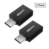 EECPT OTG Type-C USB C อะแดปเตอร์ประเภท C เป็น USB 3.0ตัวชาร์จข้อมูลอะแดปเตอร์สำหรับ Macbook Samsung Galaxy S9 S8 Huawei One Plus