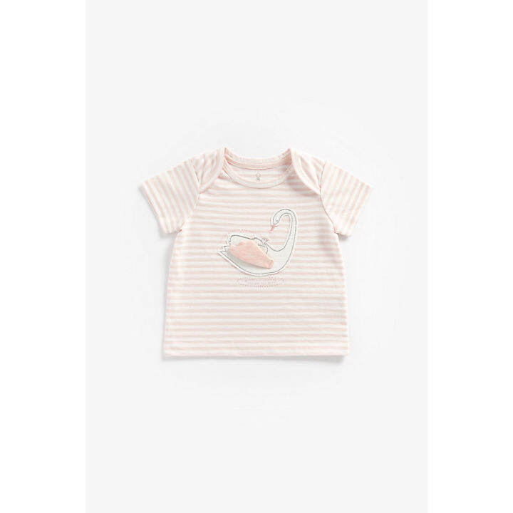 เสื้อยืดเด็กทารก-mothercare-kisses-and-cuddles-lift-the-flap-t-shirts-2-pack-za335