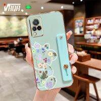 เคสเคสโทรศัพท์หมีน่ารัก VRQR มีกรอบสีเดียวกันสำหรับ Vivo V21 4G 5G V21E 4G Y73 2021 กันกระแทกตัวปกป้องกล้องถ่ายรูปฝาหลังซิลิโคนแบบนิ่ม