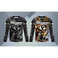 2023 Newshirt Raider150ระเหิดเต็มแขนยาว Thailook Polydex 3d พิมพ์แขนยาวรถจักรยานยนต์ย์ขนาด Xxs-6xl