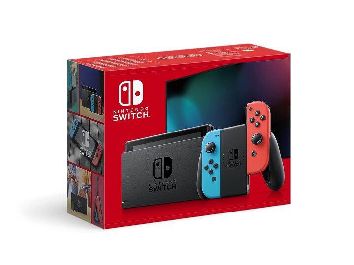 nintendo-switch-with-blue-amp-red-joy-con-gen2-model-เครื่องเกมนินเทนโด้สวิตช์-กล่องแดง-ของแท้-ประกันศูนย์-18-เดือน