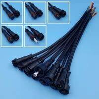 【CW】✔﹉☊  10Pairs Small Size DC/2/3/4/5 Pin 20cm IP65 Male and Female Strip Cable Wire