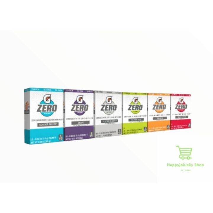 Gatorade G Zero Sugar Free Thirst Quencher Powder (10 sachets) Lazada PH