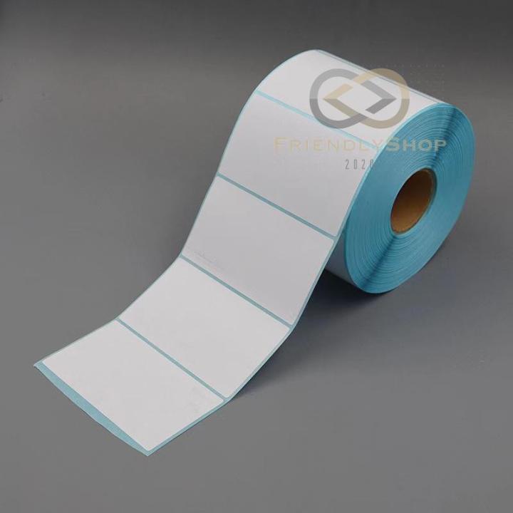 สติกเกอร์ความร้อน-100x75-500แผ่น-กระดาษสติกเกอร์-แบบม้วน-สติกเกอร์ลาเบล-พิมพ์ใบปะหน้าพัสดุ-ไม่ต้องใช้หมึก-fs99