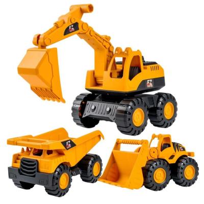 Excavator Toy Inertia Driving Small Excavator Big Scoop Excavator Kid Toy With Tilting Dump Bed Toddler Toys For Sandbox manner