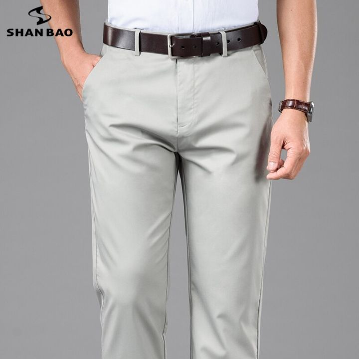 shan-bao-serat-bambu-ผู้ชายทรงตรงหลวม-กางเกงบางแฟชั่นสำนักงานลำลองธุรกิจกางเกงขายาวน้ำหนักเบาสำหรับฤดูใบไม้ผลิ-ฤดูร้อน