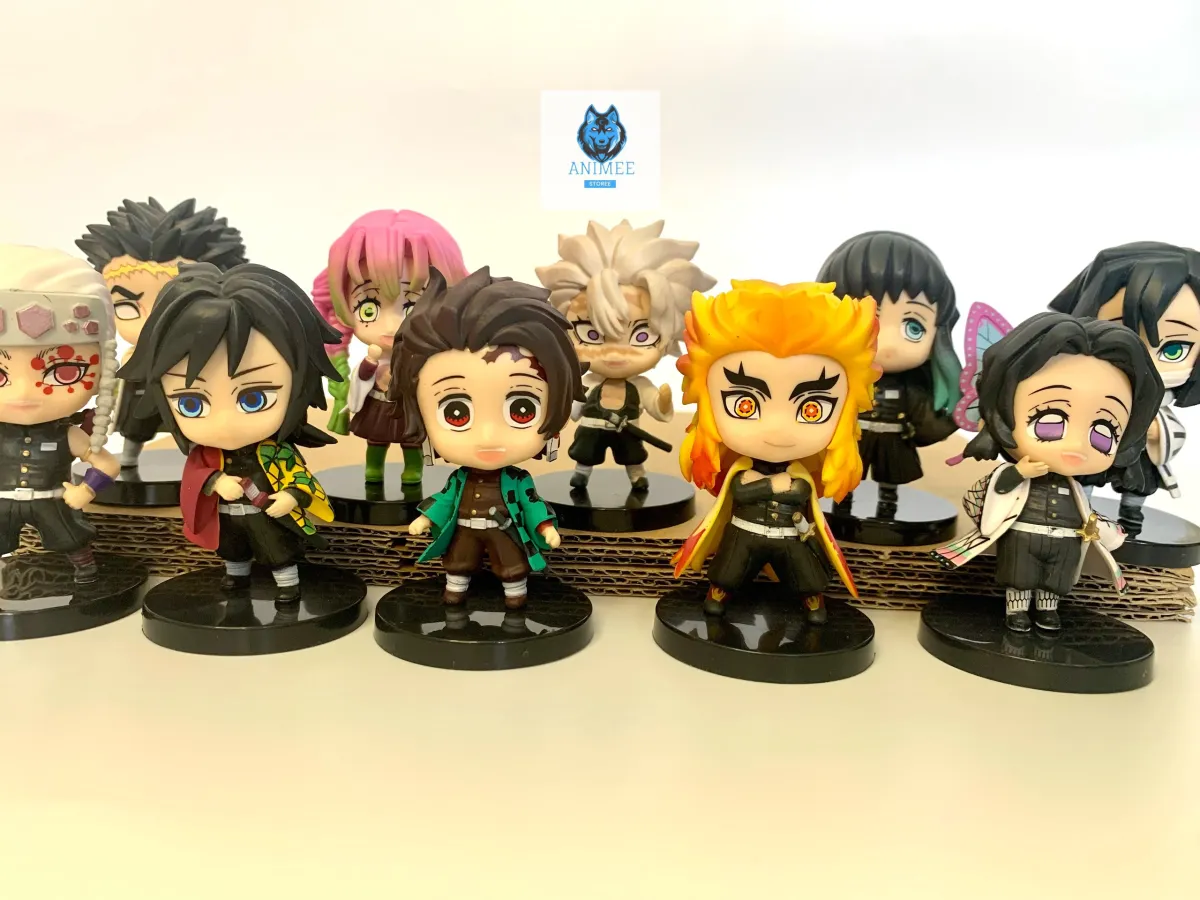 Mô Hình Chibi Kimestu No YaiBa, Tanjiro, Rengoku, Shinobu, Mitsuri ...