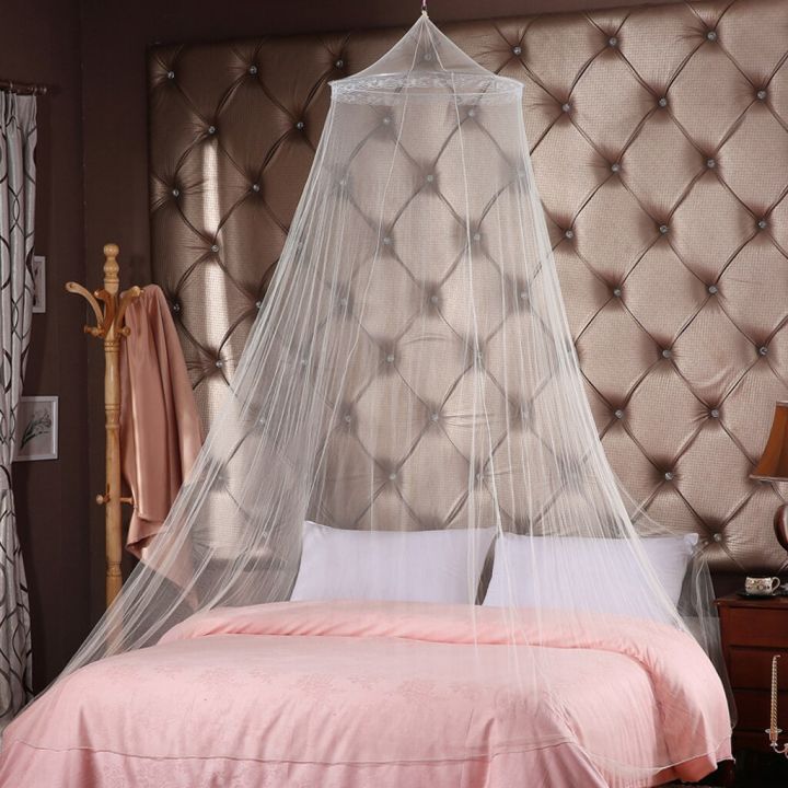 onek-easy-มุ้งกันยุงสองชั้นแบบวงกลม-เต็นท์กันยุงสองชั้นแบบเตียงอาบแดดเต็นท์ยุงสำหรับเตียงนอนหลังคาth
