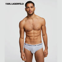 KARL LAGERFELD - LOGO BRIEFS 3-PACK 211M2103 กางเกงชั้นในชาย