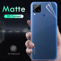 ฟิล์มหลังสีใส (แบบด้าน) สําหรับ Realme 5 6 7 8 Pro C3 C11 C12 C15 C20 C25 C25S