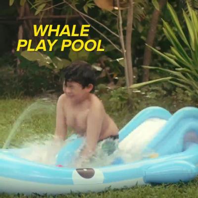 ( โปรสุดคุ้ม... ) แพยางเป่าลมรูปปลาวาฬสำหรับเด็ก Whale Play Pool ราคาถูกสุด สระ เป่า ลม สระ น้ำ เป่า ลม สระ น้ำ เด็ก สระ ยาง เป่า ลม