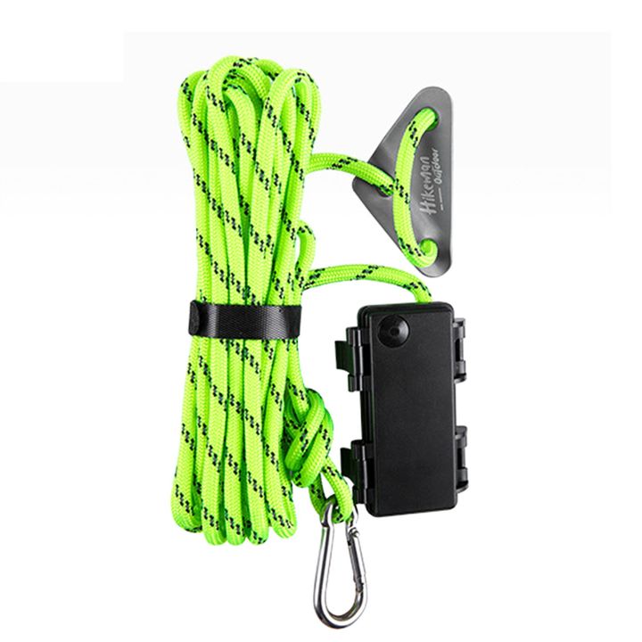 Electric Awning Tent Wind Rope Fix Rope Warning Lamp With LED Enhanced ...