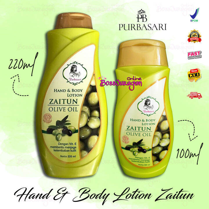 PURBASARI Hand and Body Lotion Zaitun Olive Oil Lazada Indonesia