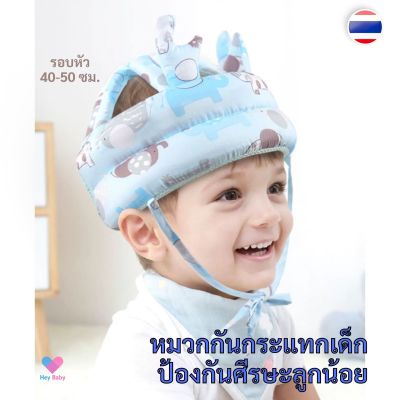 🚀ส่งฟรี หมวกกันกระแทกเด็ก ช่วยซับแรงกระแทก ป้องกันศีรษะของลูกน้อยรอบทิศทาง หมวกเด็ก ของใช้เด็ก BS034