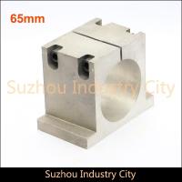 สินค้ามาใหม่! CNC Spindle Motor Clamping Bracket 65Mm Diameter Square Mount Cast Aluminium Bracket!